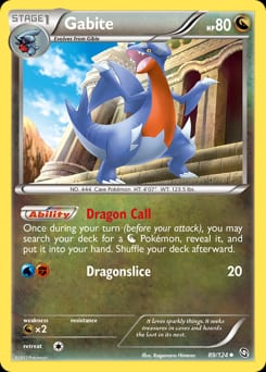 2012 Dragons Exalted Gabite #89 card