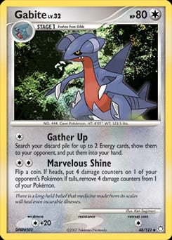 Mysterious Treasures Gabite #48 card