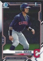 2021 Bowman Chrome Prospects Gabriel Arias #BCP-89 card