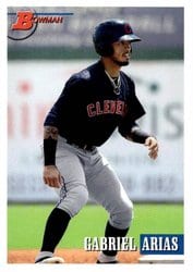 2021 Bowman Heritage Base Set Gabriel Arias #242 card
