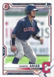 2021 Bowman Prospects Gabriel Arias #BP-89 card