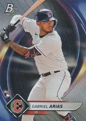 2022 Bowman Platinum Base Set Gabriel Arias #97 card