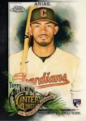 2022 Topps Allen & Ginter Chrome Base Set Gabriel Arias #251 card