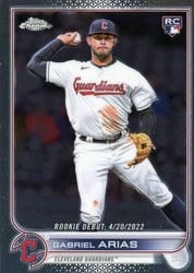 2022 Topps Chrome Update Base Set Gabriel Arias #USC14 card