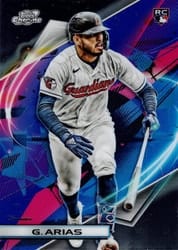 2022 Topps Cosmic Chrome Base Set Gabriel Arias #102 card