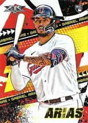 2022 Topps Fire Base Set Gabriel Arias #129 card