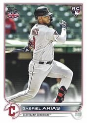 2022 Topps UK Edition Base Set Gabriel Arias #33 card