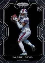 2020 Panini Chronicles Prizm Black Gabriel Davis #PB-23 card
