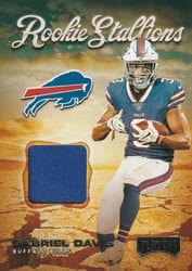 2020 Panini Playoff Rookie Stallions Gabriel Davis #RS-41 card