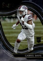 2020 Panini Select Base Set Gabriel Davis #382 card