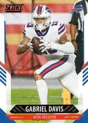2021 Score Base Set Gabriel Davis #280 card