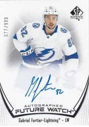 2021-22 SP Authentic Base Set Gabriel Fortier #175 card