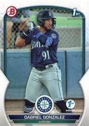 2023 Bowman 1st Edition Base Set Gabriel Gonzalez #BPPF-133 card