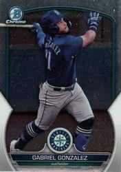 2023 Bowman Chrome Prospects Gabriel Gonzalez #BCP-213 card