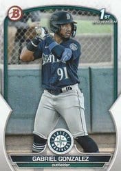 2023 Bowman Prospects Gabriel Gonzalez #BP-133 card