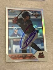 2023 Topps Pro Debut Chrome Autographs Refractor Gabriel Gonzalez #PDC-175 card