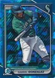 2024 Bowman Sapphire Edition Base Set Gabriel Gonzalez #BCP-35 card