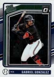 2024 Donruss Optic Gabriel Gonzalez #182 card