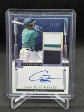 2024 Panini Impeccable Elegance Prospect Jersey Autographs Gabriel Gonzalez #EPJ-GG card