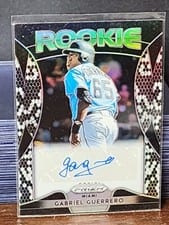 2019 Panini Prizm Rookie Autographs Gabriel Guerrero #RA-GG card