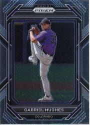2023 Panini Prizm Base Set Gabriel Hughes #152 card