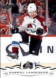 2018-19 Upper Deck Base Set Gabriel Landeskog #298 card