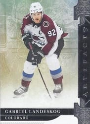 2019-20 Upper Deck Artifacts Base Set Gabriel Landeskog #40 card