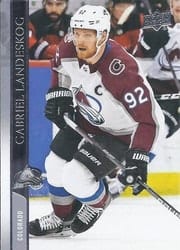 2020-21 Upper Deck Base Set Gabriel Landeskog #50 card
