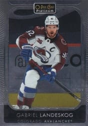 2021-22 O-Pee-Chee Platinum Base Set Gabriel Landeskog #161 card