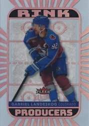 2025-26 Fleer Ultra Rink Producers Gabriel Landeskog #RP-3 card
