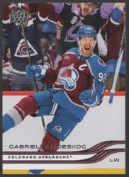 2025-26 Upper Deck Base Set Gabriel Landeskog #528 card