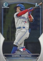 2023 Bowman Chrome Prospects Gabriel Martinez #BCP-45 card