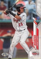 2020 Topps Pro Debut Base Set Gabriel Moreno #PD-127 card