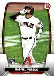 2023 Bowman Base Set Gabriel Moreno #69 card