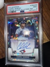 2023 Bowman Chrome Rookie Autographs Gabriel Moreno #CRA-GM card