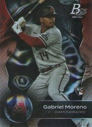 2023 Bowman Platinum Base Set Gabriel Moreno #67 card