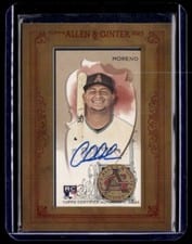 2023 Topps Allen & Ginter X Framed Mini Autographs Gabriel Moreno #MA-GM card