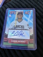 2023 Topps Big League Opening Act Autographs Gabriel Moreno #OAA-GM card