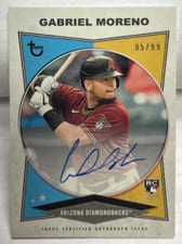 2023 Topps Brooklyn Collection Autographs Gabriel Moreno #AC-GMO card