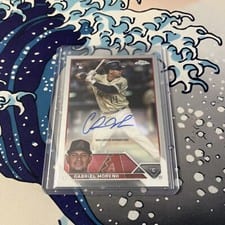 2023 Topps Chrome Update Autograph Gabriel Moreno #AC-GM card