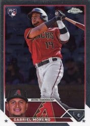 2023 Topps Chrome Update Base Set Gabriel Moreno #USC36 card