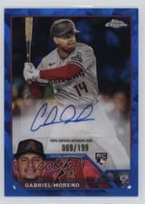 2023 Topps Chrome Update Sapphire Edition Autographs Gabriel Moreno #USA-GM card