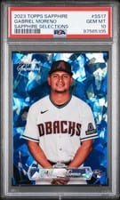 2023 Topps Chrome Update Sapphire Edition Selections Gabriel Moreno #SS-17 card