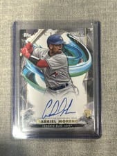 2023 Topps Inception Rookies and Emerging Stars Autographs Gabriel Moreno #BRES-GM card