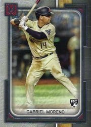 2023 Topps Museum Collection Base Set Gabriel Moreno #75 card