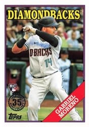 2023 Topps Update 1988 Topps Baseball Gabriel Moreno #88US-4 card