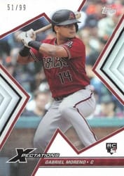 2023 Topps Xpectations Base Set Gabriel Moreno #8 card