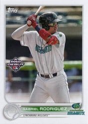2022 Topps Pro Debut Base Set Gabriel Rodriguez #PD-143 card