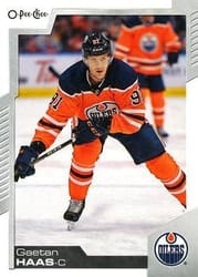 2020-21 O-Pee-Chee Base Set Gaetan Haas #222 card