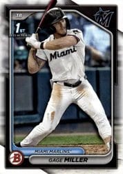 2024 Bowman Draft Base Set Gage Miller #BD-64 card